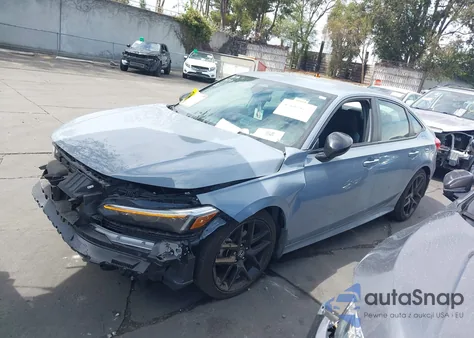 2022 Honda Civic Sport z USA, uszkodzony, nr VIN 2HGFE2F58NH608315